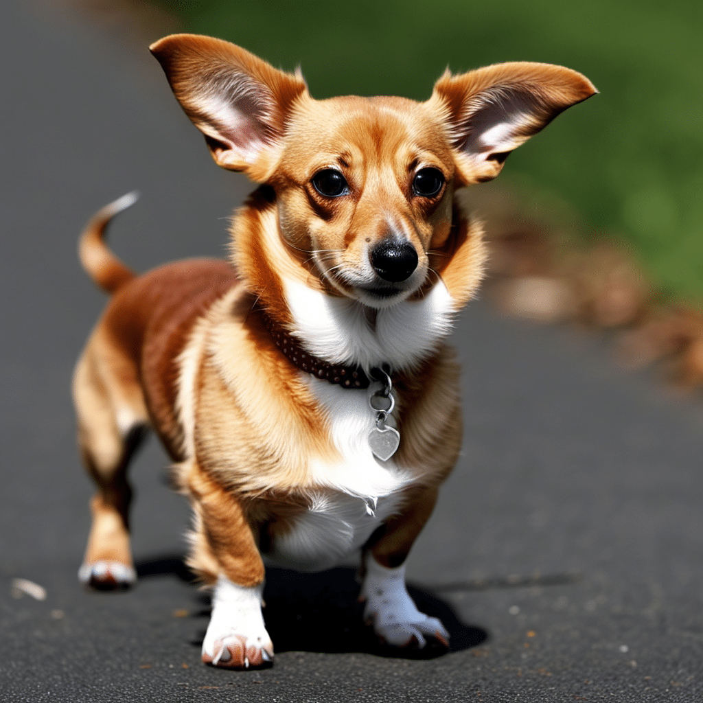 Dorgi mixed breed dog