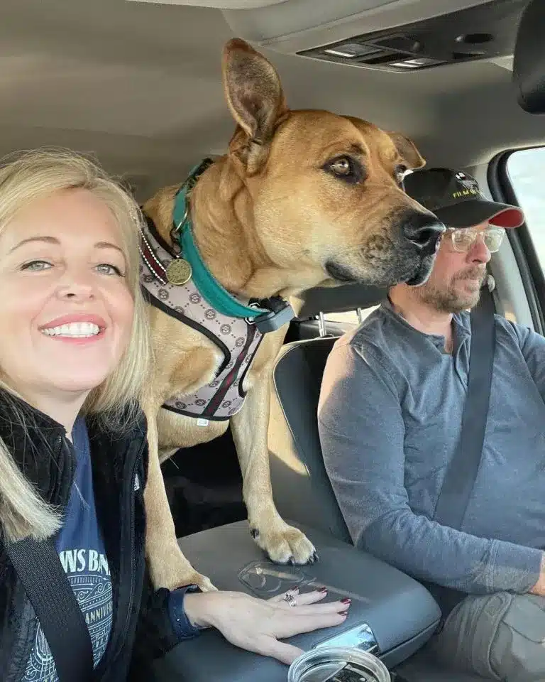 dog-scooby-in-a-car-with-a-man-and-a-woman