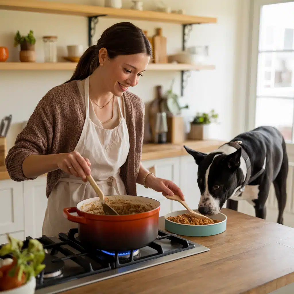 Homemade dog food 