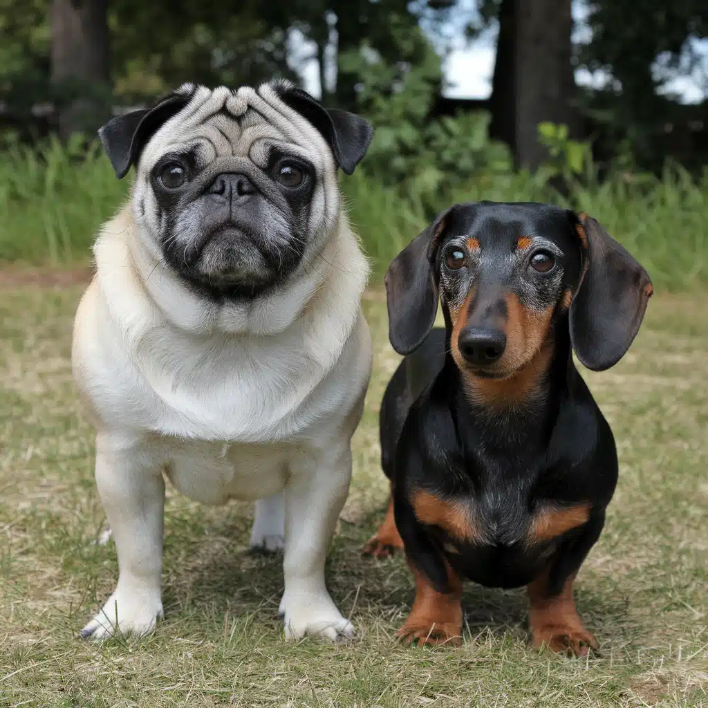 Pug vs Dachshund