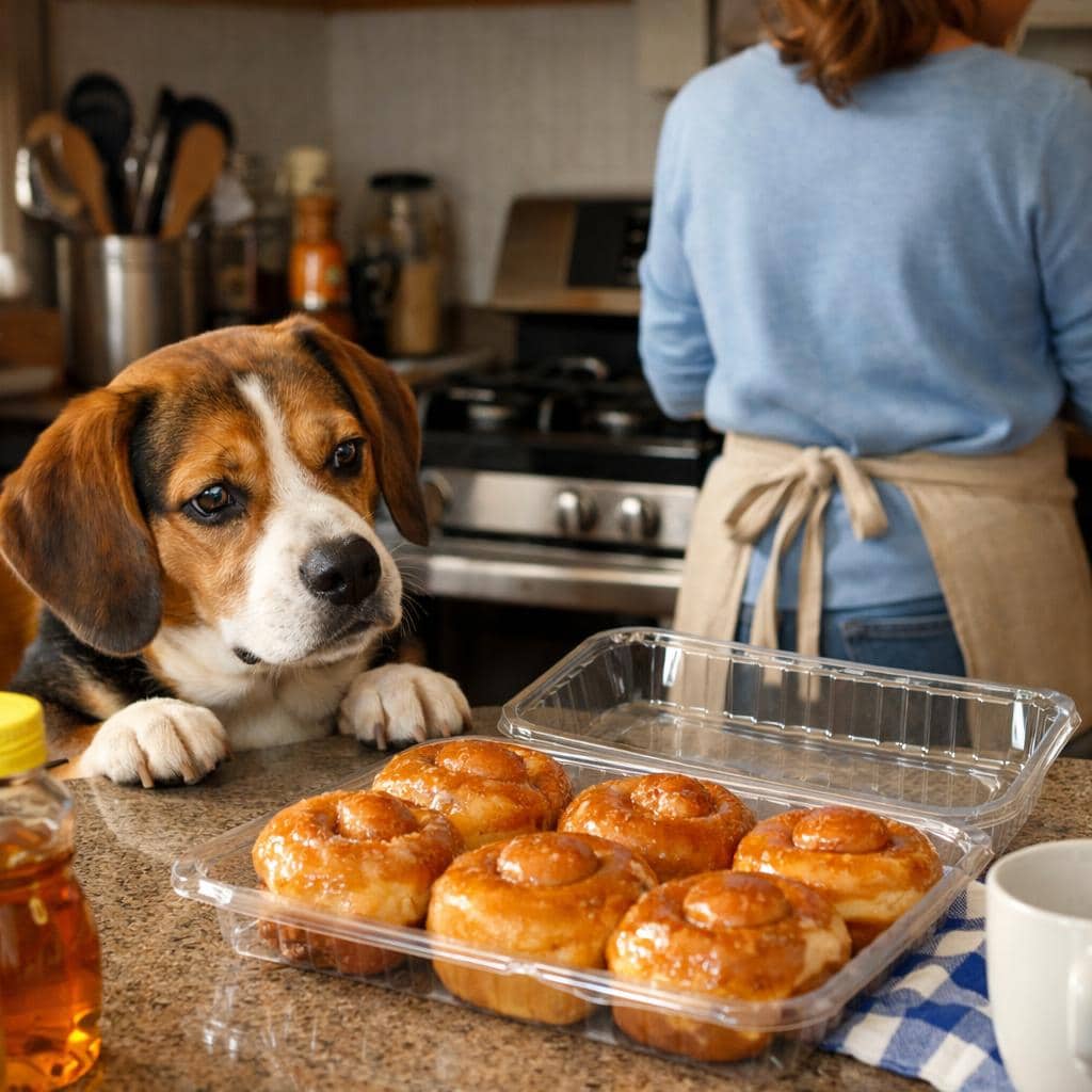 can dogs eat honey buns?